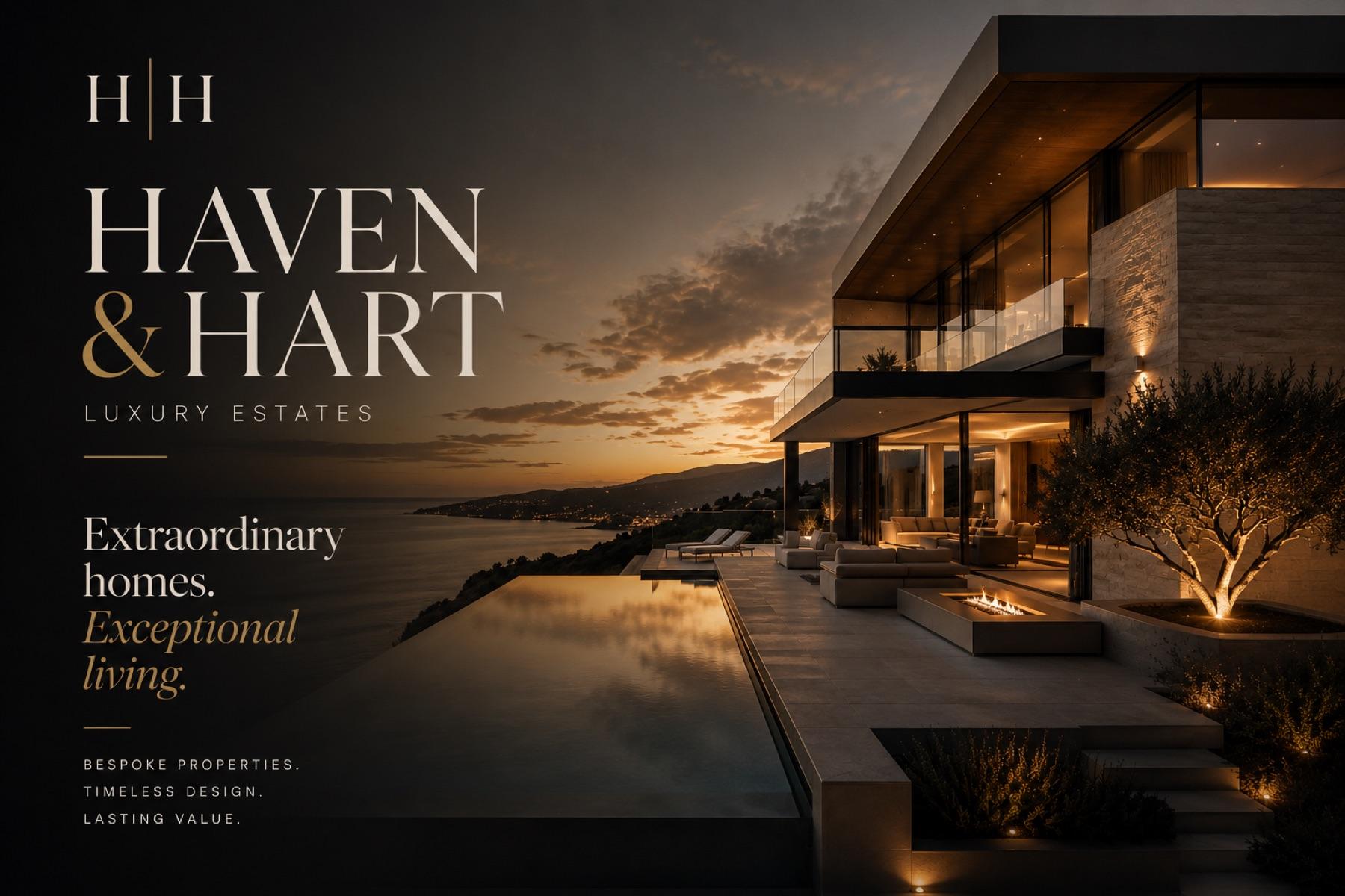 Haven & Hart shown across desktop, mobile and brand collateral